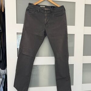 AG Adriano Goldschmied The Graduate tailored Men's Dark Gray Slim Jeans, 31x32